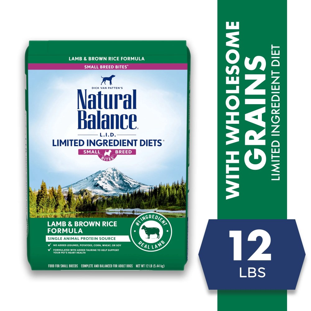 Natural Balance L.I.D. Limited Ingredient Diets Dry Dog Food, 12 Pounds, Lamb & Brown Rice Small Breed Formula - Image 5