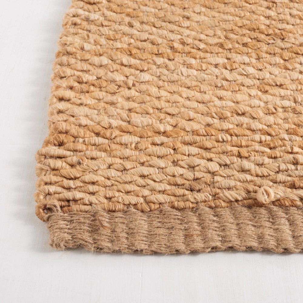 SAFAVIEH Natural Fiber Bryon Braided Jute Area Rug, Natural, 6" x 9" - Image 7