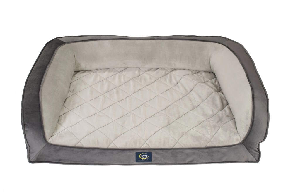 Serta, Extra Large, Quilted Gel Memory Foam Ortho Couch Pet Bed - Image 7