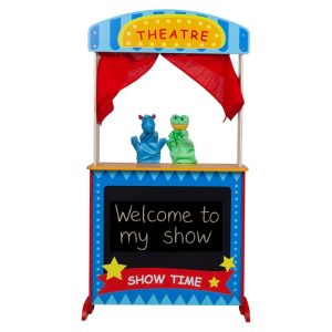 Toyster's 2-in-1 Wooden Puppet Workshop Theater, 13.13 lbs