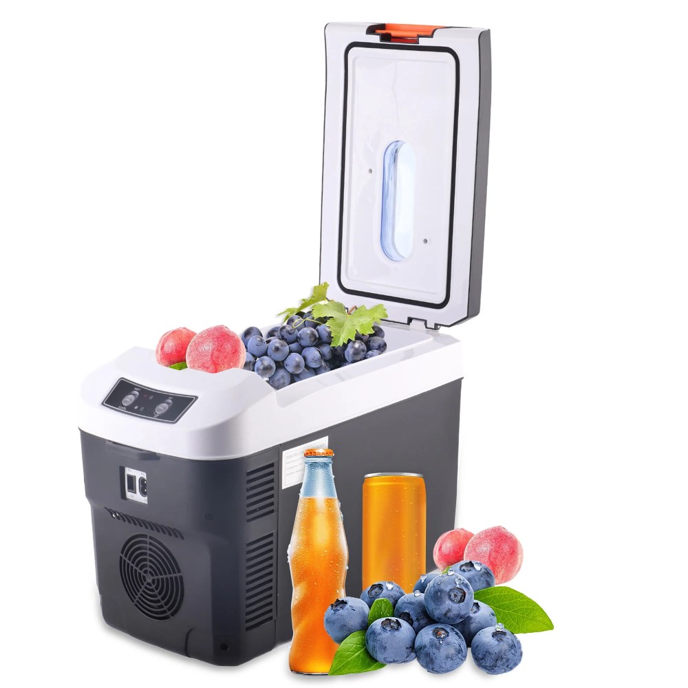 12 Volt Car Refrigerator,13QT(12L) Portable Car Refrigerator,Freezer Fridge Cooler DC & AC,Mini Fridge for Camping,Travel,Truck,Home,Fishing,RV and Outdoor Black