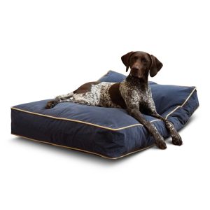 Happy Hounds Buster Rectangle Pillow Style Dog Bed,  Denim,  Medium (42 x 30 in.)