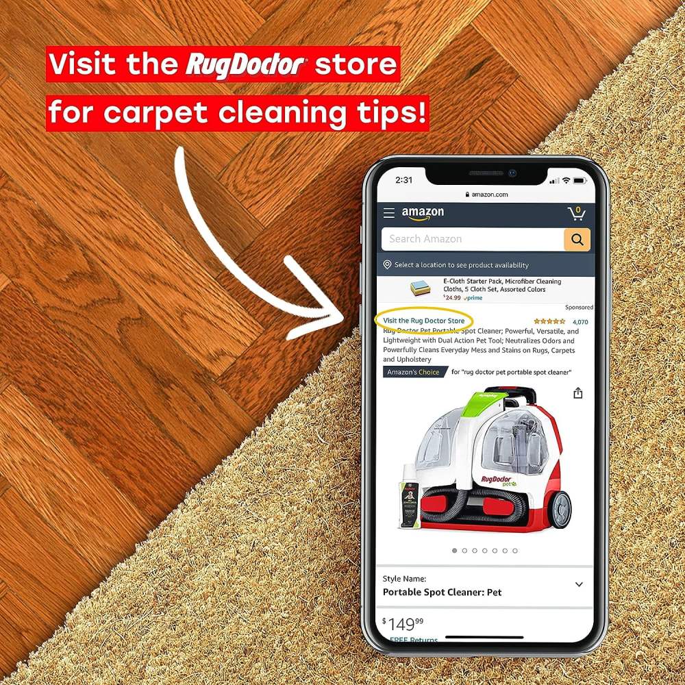 Rug Doctor Universal Hand Tool with 12-ft Hose for Cleaning Hard To Reach Places - Image 5