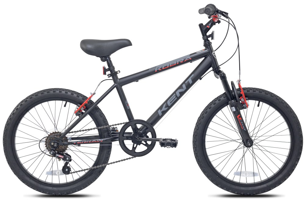 20" Kent Kobra Bicycle, 20" Wheels, Child Ages 7-14, Black