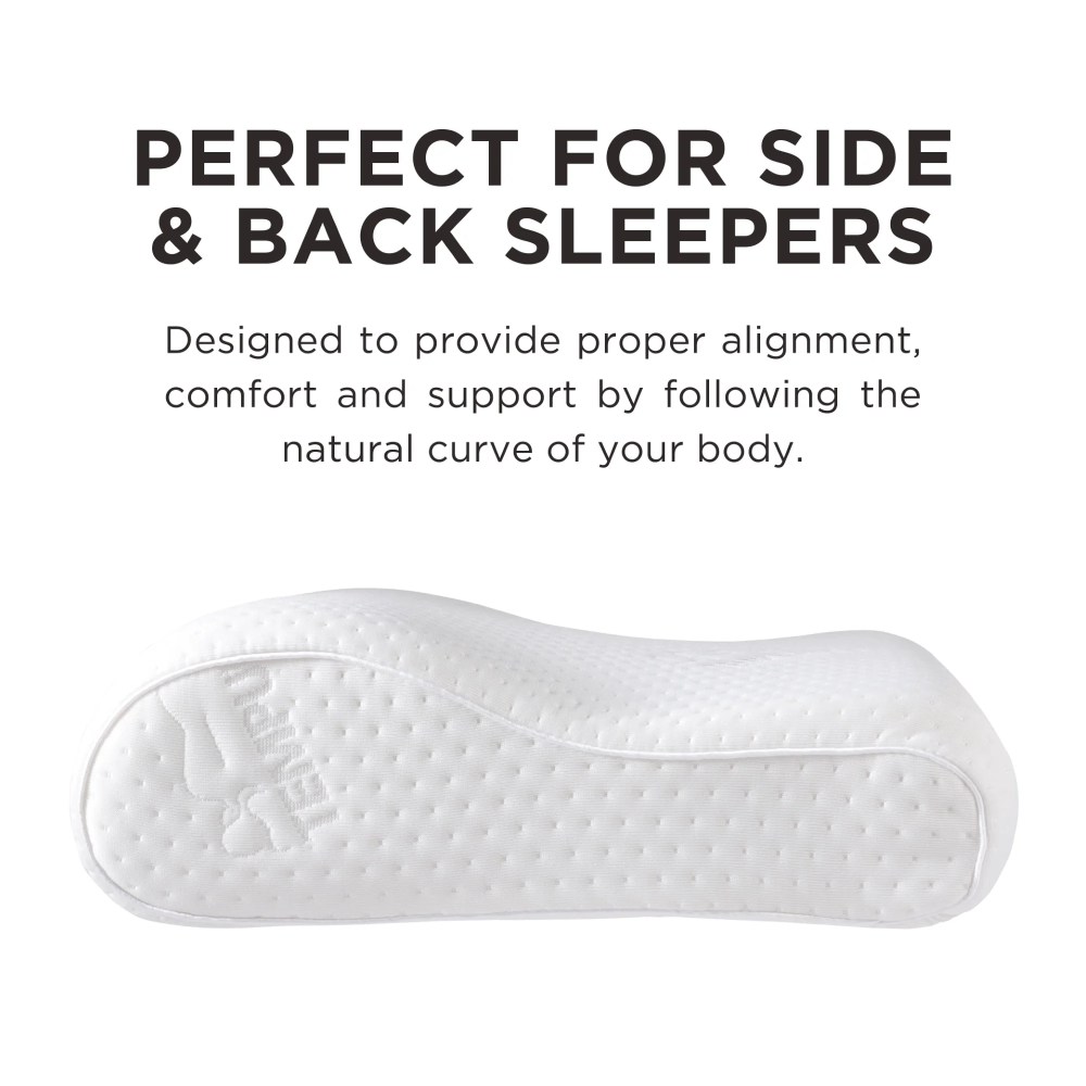 Tempur-Pedic Tempur-Ergo Memory Foam Neck Pillow, Medium Profile - Image 16