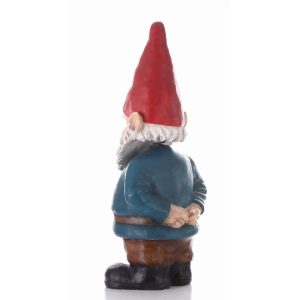 HI-LINE GIFT LTD. GNOME BOBBLEHEAD WITH HANDS BEHIND HIS BACK