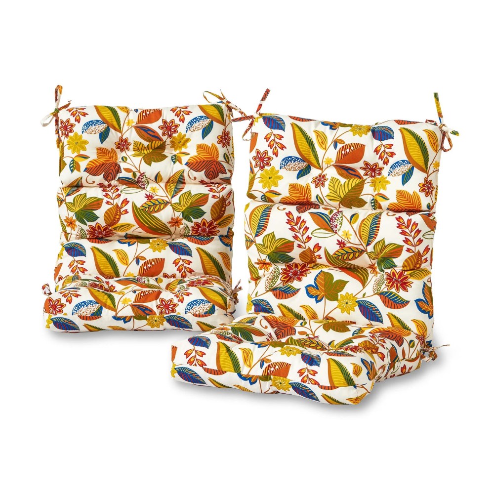 Sunbeam 44 x 22 in. Outdoor High Back Chair Cushion (2-Pack) by Greendale Home Fashions - Image 51