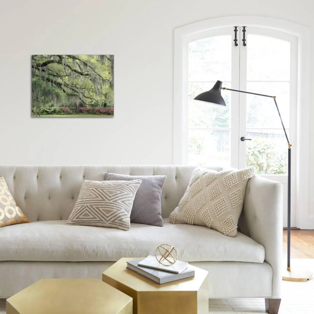 Live Oak Tree Draped with Spanish Moss, Savannah, Georgia, USA, Botanical Stretched Canvas Wall Art by Adam Jones Sold by Art.Com - Image 4