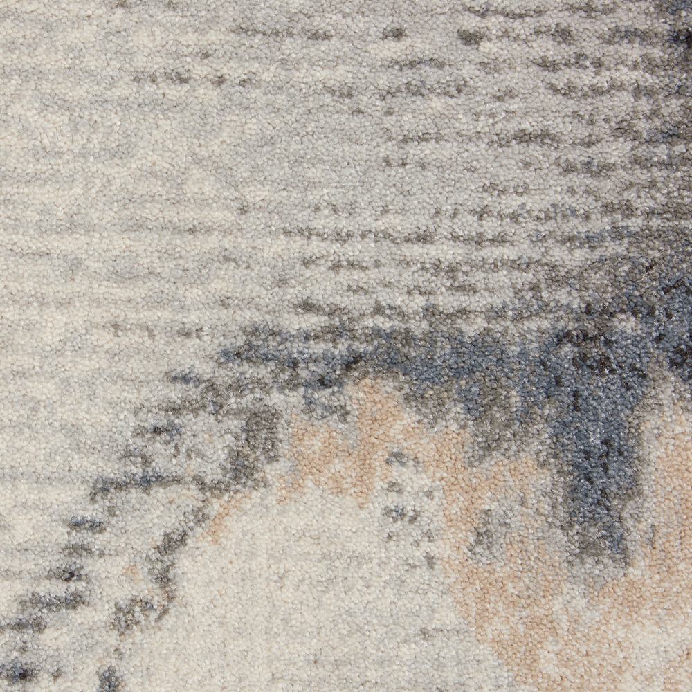 Nourison Maxell Contemporary Abstract Grey 5'3" x 7'3" Area Rug, Plush, Bedroom, Kitchen, Living Room, (5" x 7") - Image 7