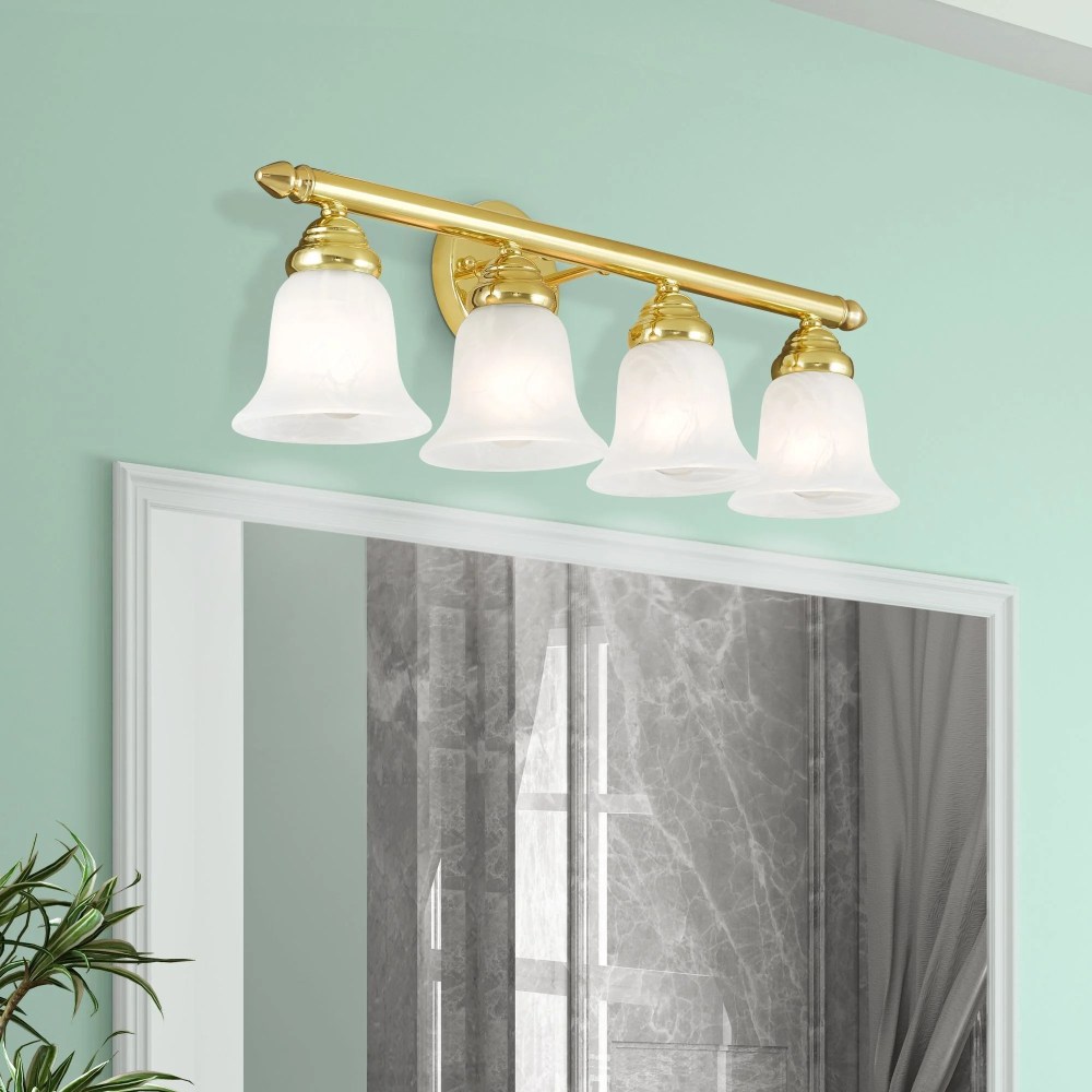Livex Lighting - Neptune - 4 Light Bath Vanity in Traditional Style - 24 Inches - Image 3
