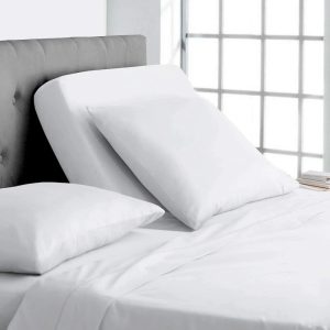 Top Split King Sheets Sets for Adjustable Beds - 800 Thread Count- 100 Egyptian Cotton 4Pcs Bed Sheets, Fits Upto 18" Inch Deep Pockets, White Solid - Split Down 34 inches from The top