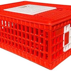 RentACoop Poultry Carrier Crate for Chickens, 29" x 22" x 12", New