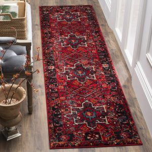 Safavieh Vintage Hamadan Dania Oriental Runner Rug, Red/Multi, 2'3" x 14"