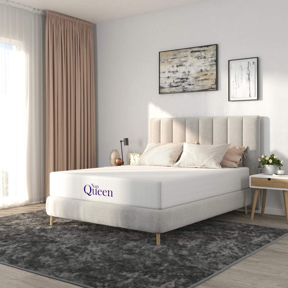 NapQueen Queen Mattress, 10 Inch Charcoal Memory Foam Mattress, CertiPUR-US Certified, Mattress in a Box - Image 2
