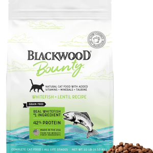Blackwood Bounty Grain-Free Whitefish & Lentil Recipe All Life Stages Dry Cat Food 10 lb. Bag
