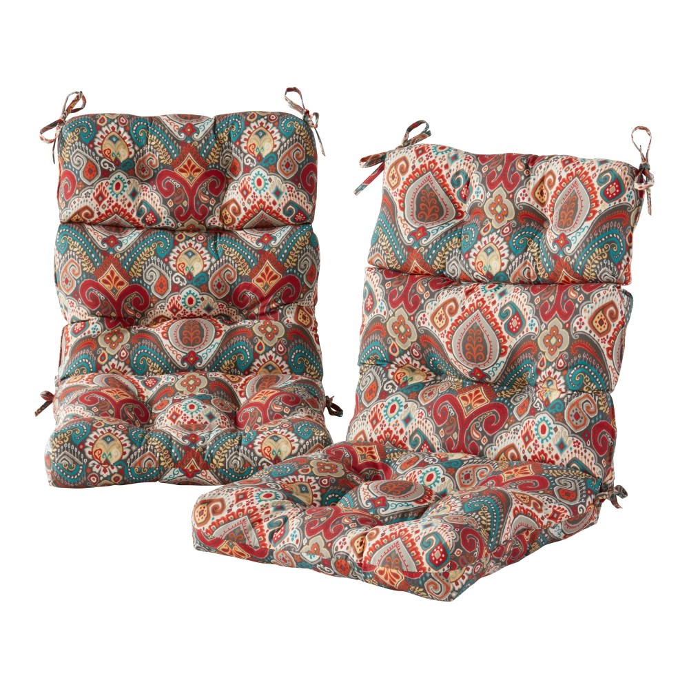 Sunbeam 44 x 22 in. Outdoor High Back Chair Cushion (2-Pack) by Greendale Home Fashions - Image 32