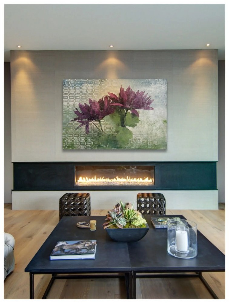 Marmont Hill - "Watercolor Garden 7" by Irena Orlov Painting Print on Wrapped Canvas - Image 3