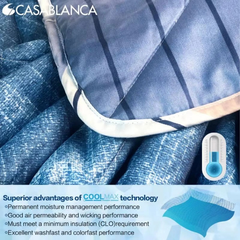 Casablanca Mosquito Repellent Coolpro Quilt, 100 Cotton Quilt , Durable & Lightweight for Homes, Hotels & Guest Rooms - Image 8