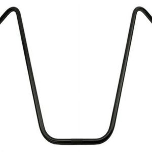 Alta Ape-Hangers Bicycle 22.2mm Handle Bars, Multiple Sizes and Colors (Black, 25")