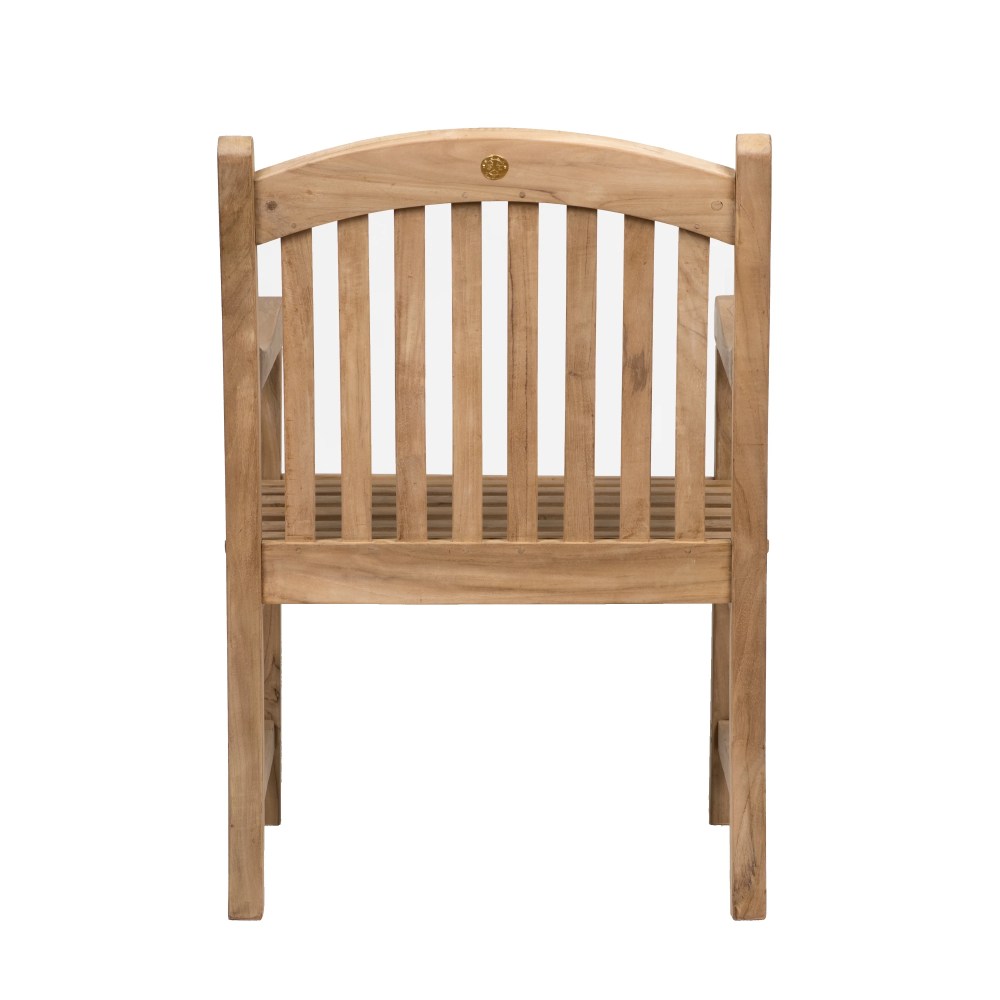 Amazonia Newham Armchair Certified Teak Eco-Friendly for Outdoors and Indoors, Brown - Image 6