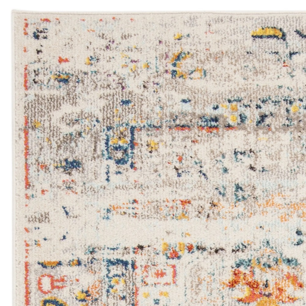 SAFAVIEH Madison Alys Vintage Traditional Area Rug, Cream/Blue, 5'3" x 7'6" - Image 10
