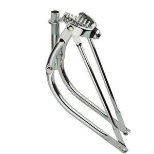 Alta Bicycle 20" Bent Spring Fork 1" (Steel Bicycle Chrome )
