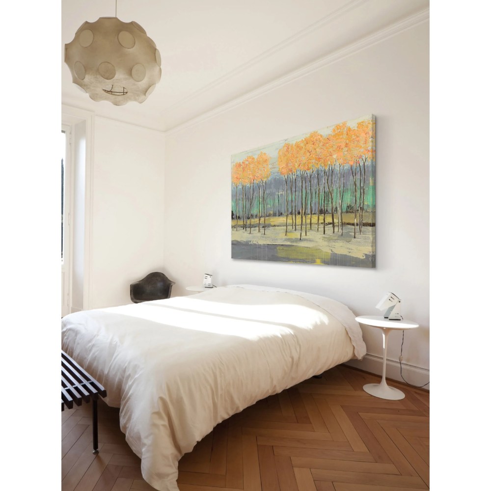 Marmont Hill "Fresh Foliage II" Painting Print on Wrapped Canvas - Image 4