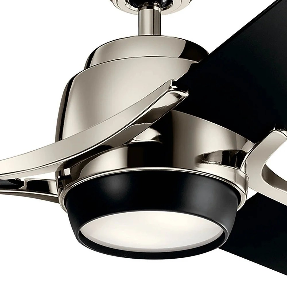 300060PN Kichler Lighting Zeus - Ceiling Fan with Light Kit - 18 inches tall by 60 inches wide-Polished Nickel Finish - Image 5