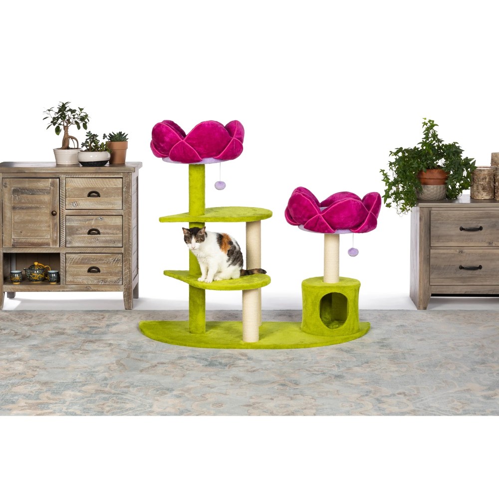 Prevue Pet Products Kitty Power Flower Garden Cat Tree Tower - Image 15