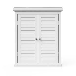 Teamson Home Glancy 20" x 24.02" Removable Wall Cabinet, White