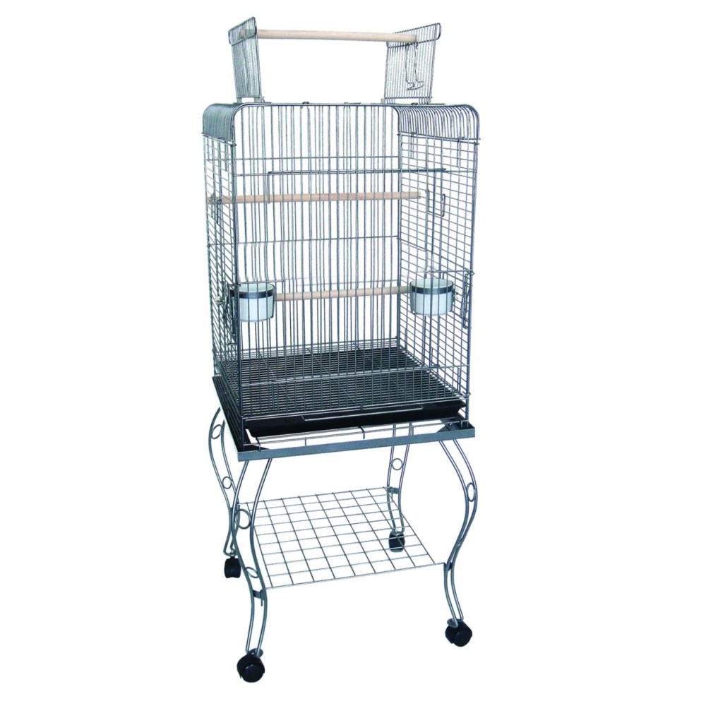 Ymlgroup 20" Open Top Parrot Cage With Stand