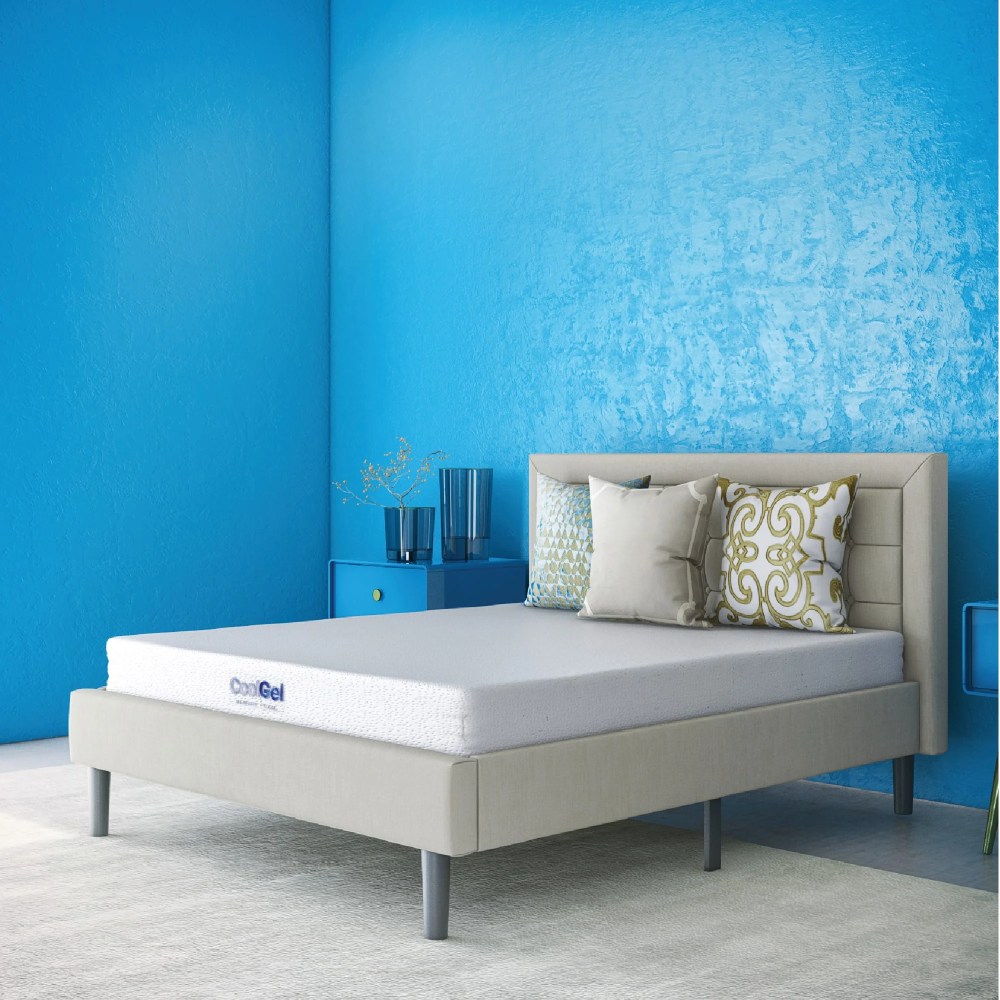 Cool Gel 6" Twin Medium Tight Top Gel Memory Foam Mattress, White - Image 8