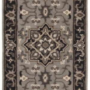 Safavieh SAFAVIEH Royalty ROY700G Handmade Silver / Charcoal Rug