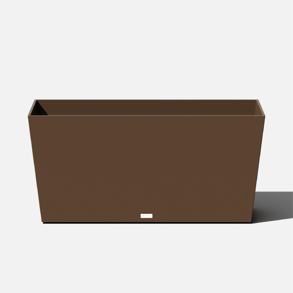 Veradek Pure Series Midori 39" Plastic Planter - Espresso
