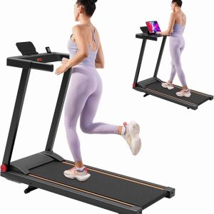 4-in-1 Treadmills for Home with Incline and Handles, Folding Treadmill Running Machine for Small Spaces 300 LB 3.0 HP 7.5 MPH Foldable Treadmill with Smart APP