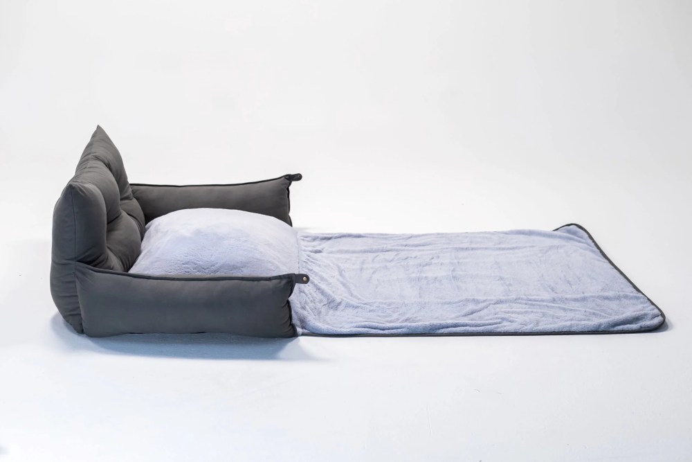 Lucky Dog DRIFT Series Convertible Roll Out Bed 44" - Grey - Image 2