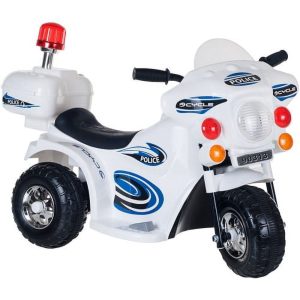 Ride on Toy, 3 Wheel Motorcycle for Kids, Battery Powered Ride On Toy by Lil' Rider-Toys for Boys and Girls, Toddler - 4 Year Old, Police Car
