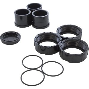 Zodiac R0461800 Universal Half-Union and Drain Plug Cap Replacement Kit for Select Zodiac Jandy D.E. and Cartridge Pool and Spa Filter