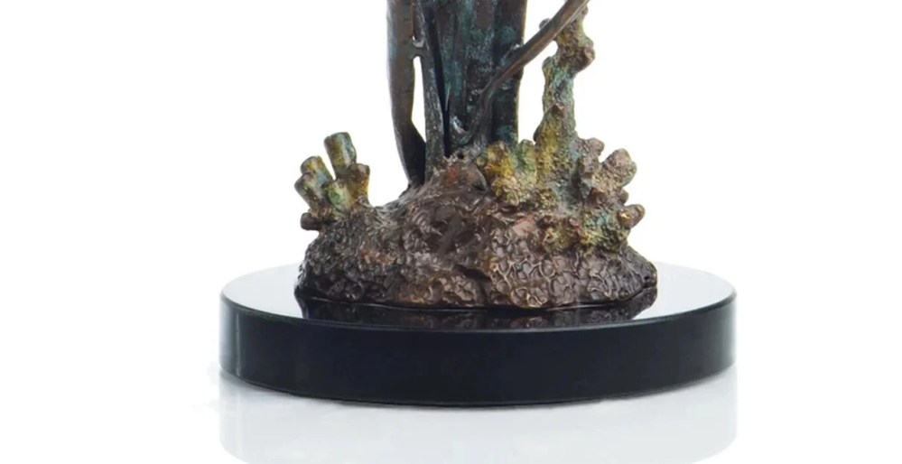 SPI Lagoon Encounter Double Sea Turtle Brass Statue - Image 2