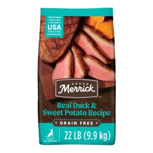 Merrick Real Duck & Sweet Potato Gravy Dry Dog Food,  Grain Free,  22 lb bag