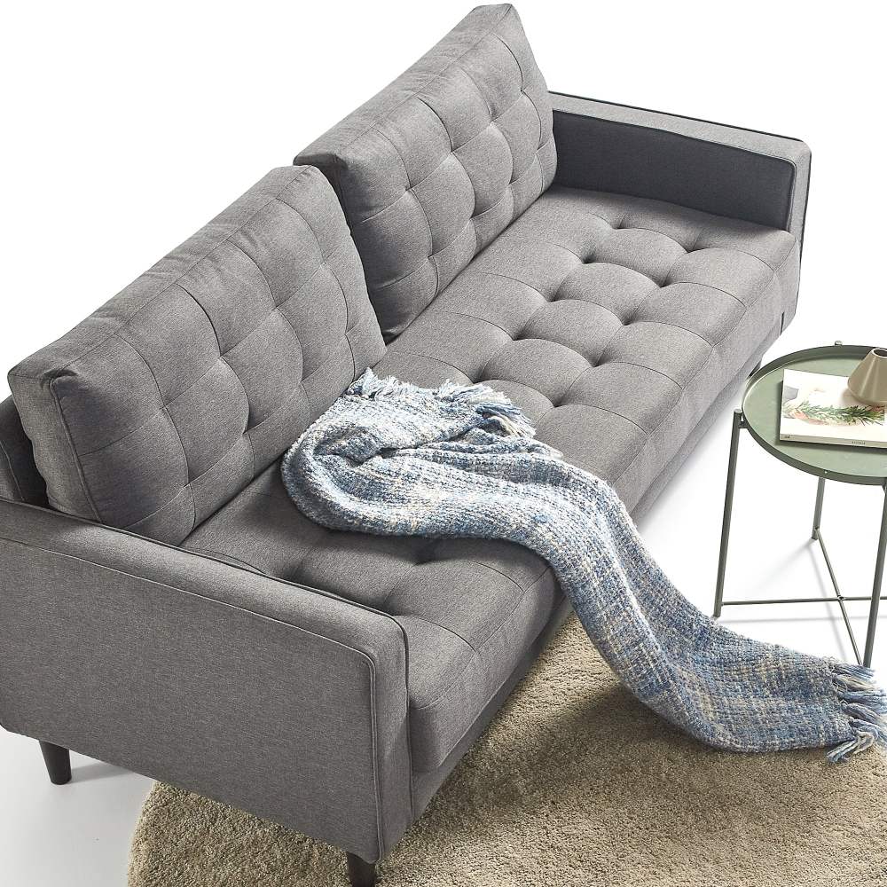 Zinus Benton 75" Sofa Couch,Dark Grey