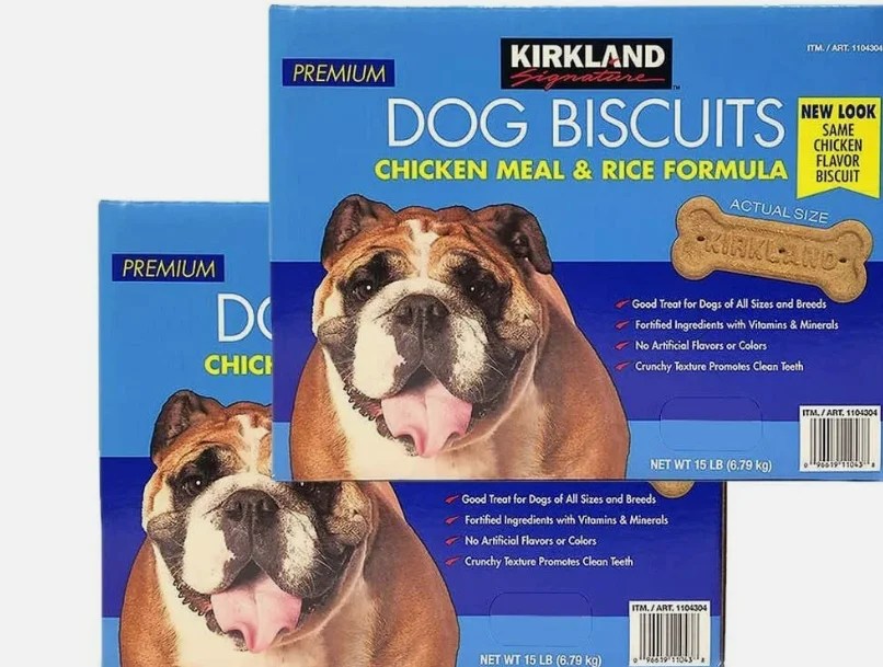 Kirkland Signature Premium Dog Biscuits Chicken Meal & Rice Formula 15 LB(Pack of 2) - Image 2