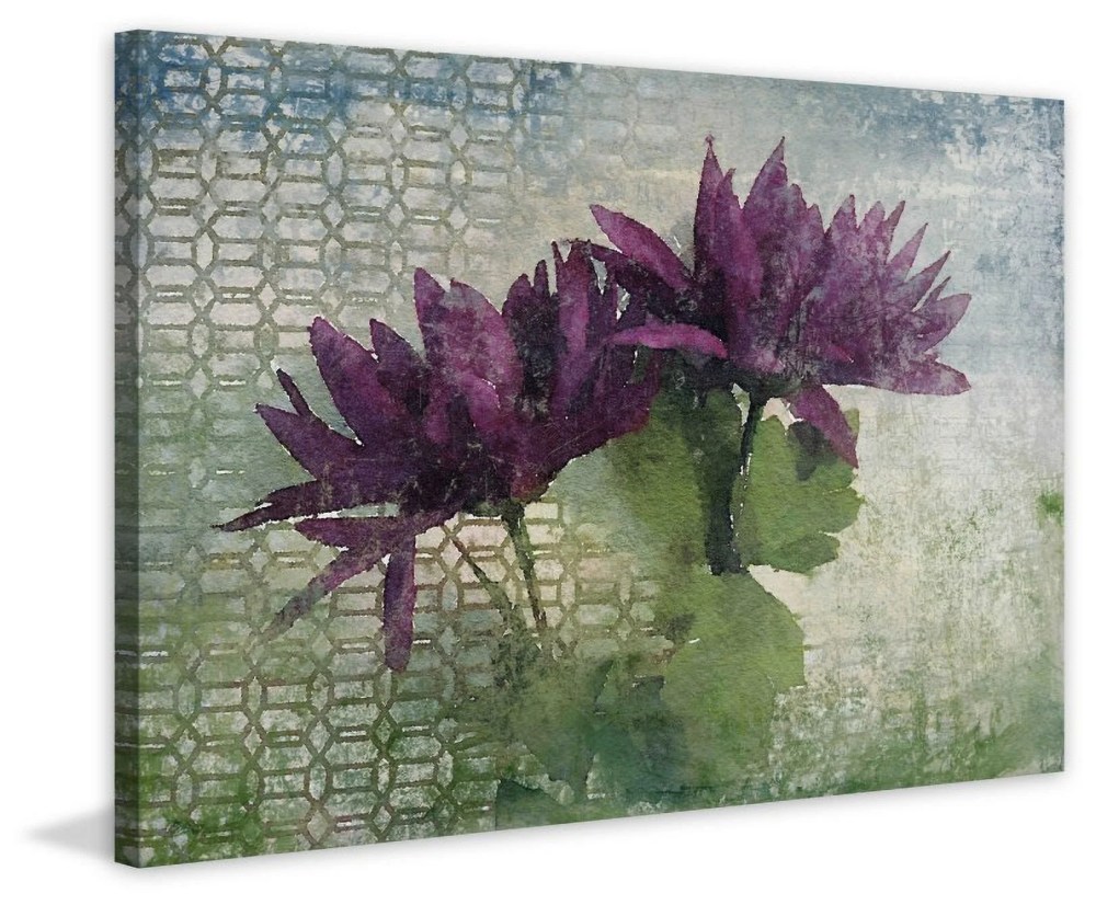 Marmont Hill - "Watercolor Garden 7" by Irena Orlov Painting Print on Wrapped Canvas - Image 6
