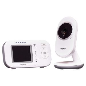 VTech VM320 2.4" Video Baby Monitor with Full-Color and Automatic Night Vision, White