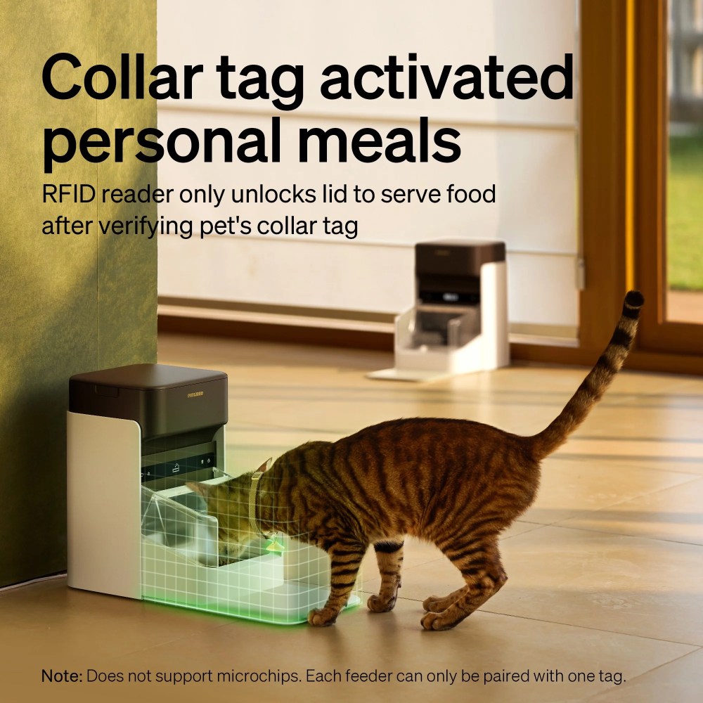 PETLIBRO Smart Auto Cat Feeder, RFID Sensor, 5G Wi-Fi, 3L Dry Food Dispenser, App Control, Light Collar Tag - Image 5