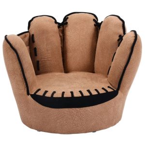 Yardi Yard Household Five Fingers Baseball Glove Shaped Kids Leisure Upholstered Sofa,Toddler Chair for Kids