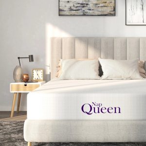 NapQueen Queen Mattress, 10 Inch Charcoal Memory Foam Mattress, CertiPUR-US Certified, Mattress in a Box