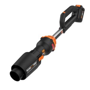 Worx WG543 130 MPH at 410 CFM Battery-Powered Cordless Leaf Blower,Sonic Turbine Technology