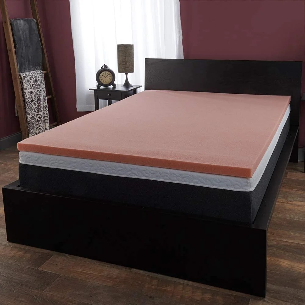 SleepBetter 2" Tranquility Foam Mattress Topper with Cover, Queen - Image 2