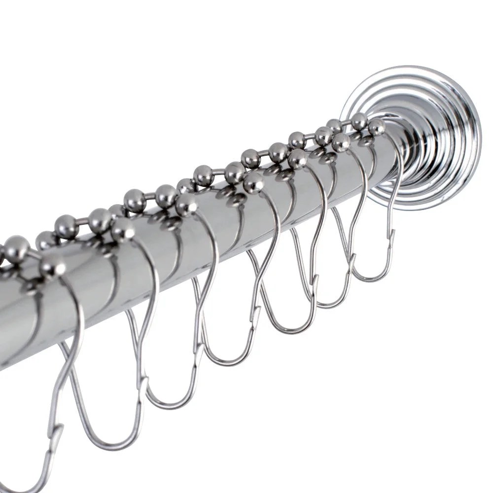 Kingston Brass SCC2715 Adjustable Shower Rod and Shower Ring Set, Oil Rubbed Bronze - Image 2